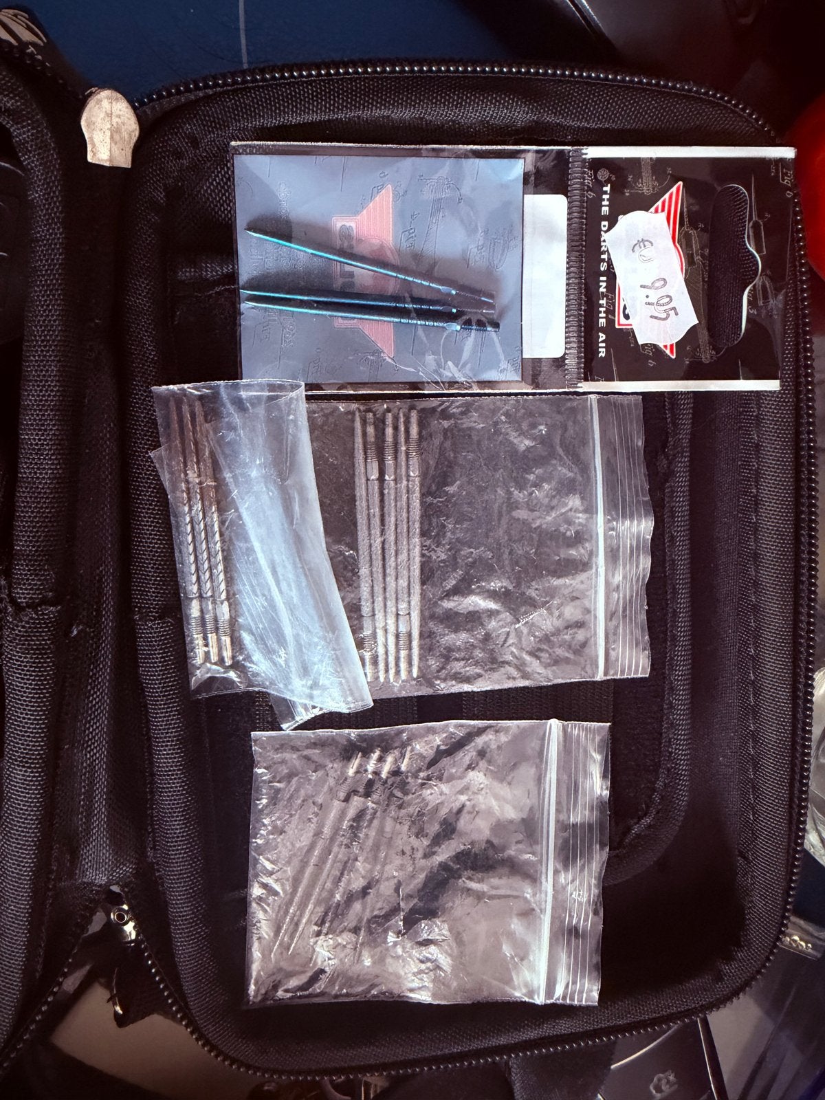 Target Dartscase + diverse Target Swiss Points en accessoire, Ophalen of Verzenden, Gebruikt, Overige typen