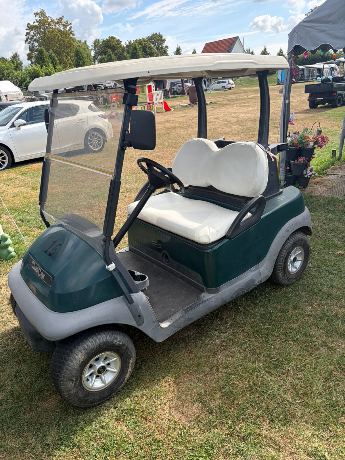 Golfkar clubcar 48V Nederlands kenteken trekhaak, Sport en Fitness, Golf, Ophalen, Gebruikt, Golfkar, Overige merken