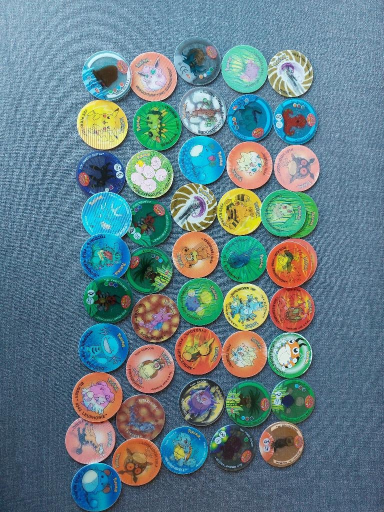 Pokemon Flippo's, Ophalen, Losse flippo's