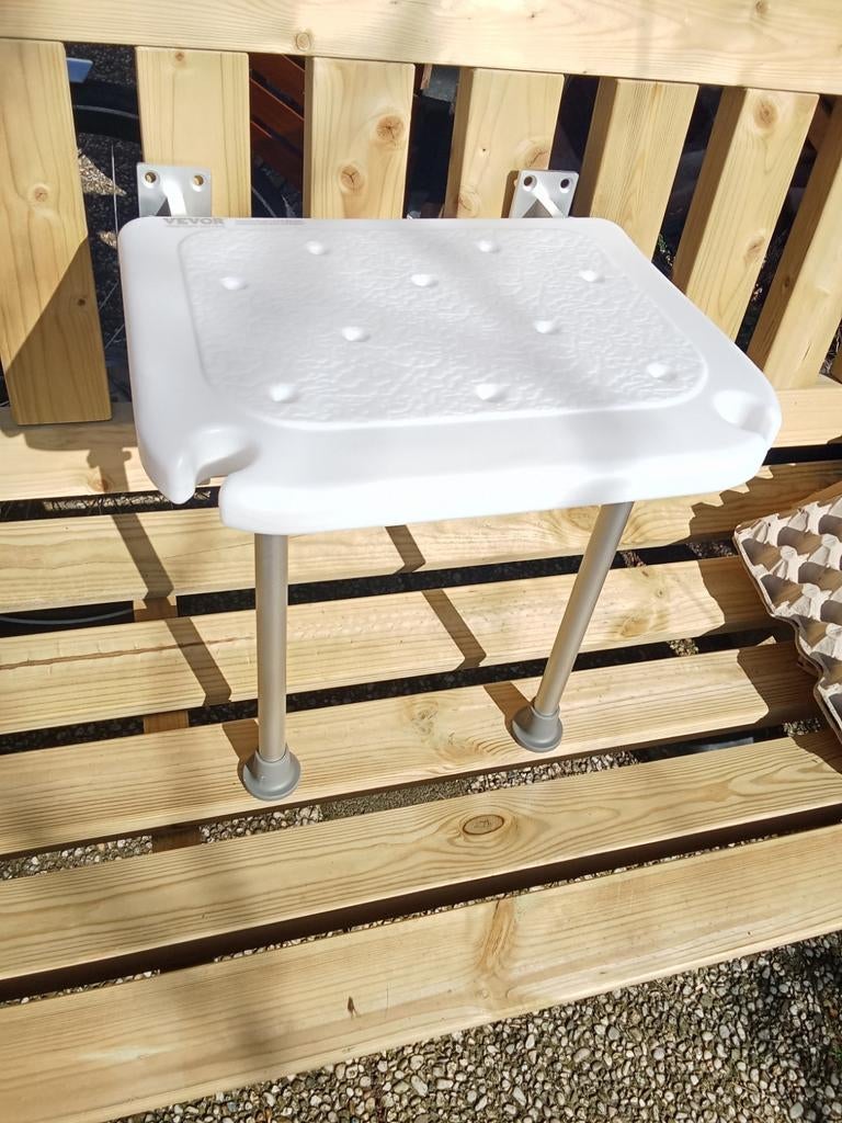 Nieuw douche zitje wandbevestiging, Ophalen, Nieuw, Wit