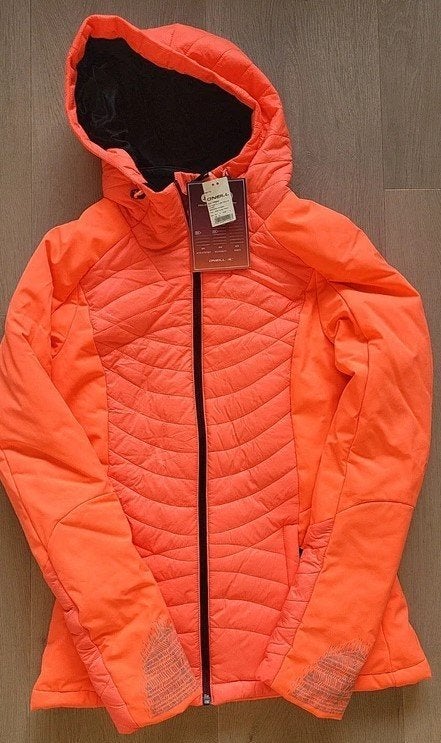 Nieuwe O'Neill Damesjas maat S: kleur Fluoro peach, Kleding | Dames, Maat 38/40 (M), Nieuw, Oranje, Ophalen of Verzenden