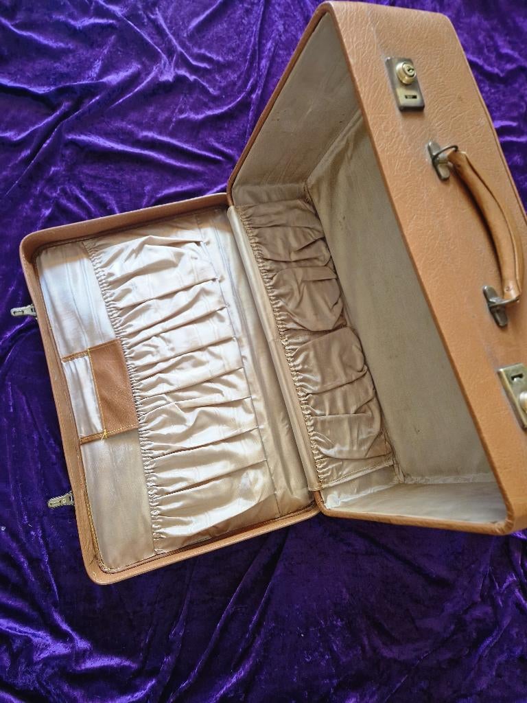 vintage antler koffer - jaren zestig - made in england, Ophalen, Gebruikt, 50 tot 60 cm, Hard kunststof