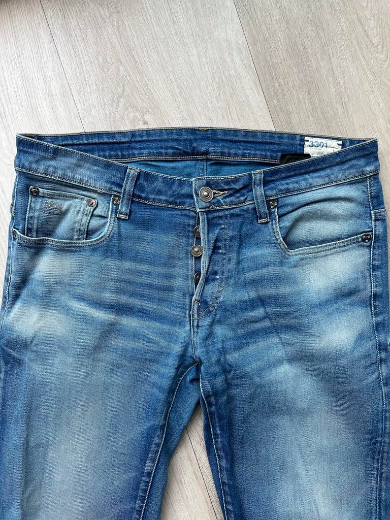 G-Star RAW Jeans - Maat 32/34 - Goede staat!, Ophalen of Verzenden, Gedragen, Blauw, W33 - W34 (confectie 48/50)