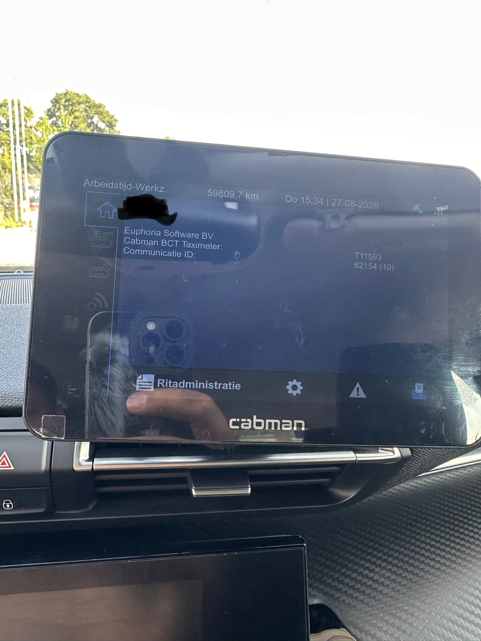 Cabman MDT Taximeter met printer, Ophalen of Verzenden, Gebruikt