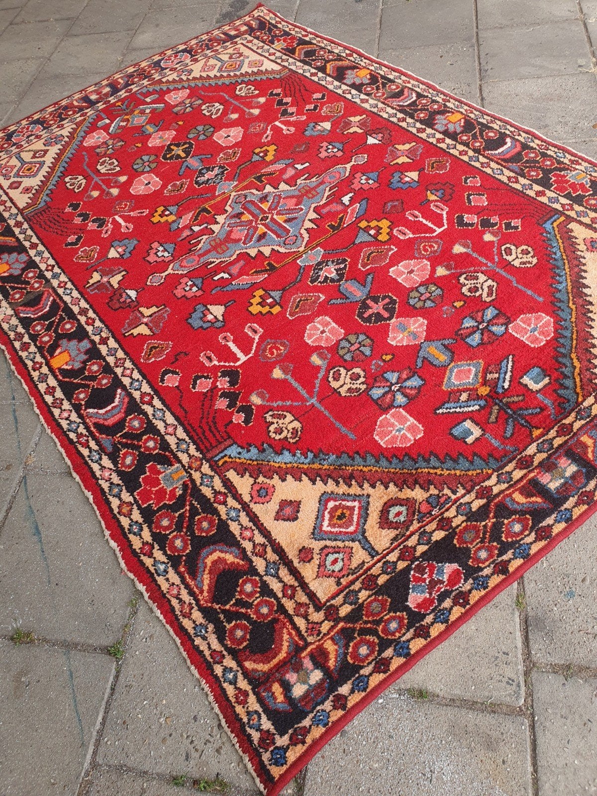 Perzisch tapijtc200x135 cm, Gebruikt, 100 tot 150 cm, Bidjar, Ophalen of Verzenden