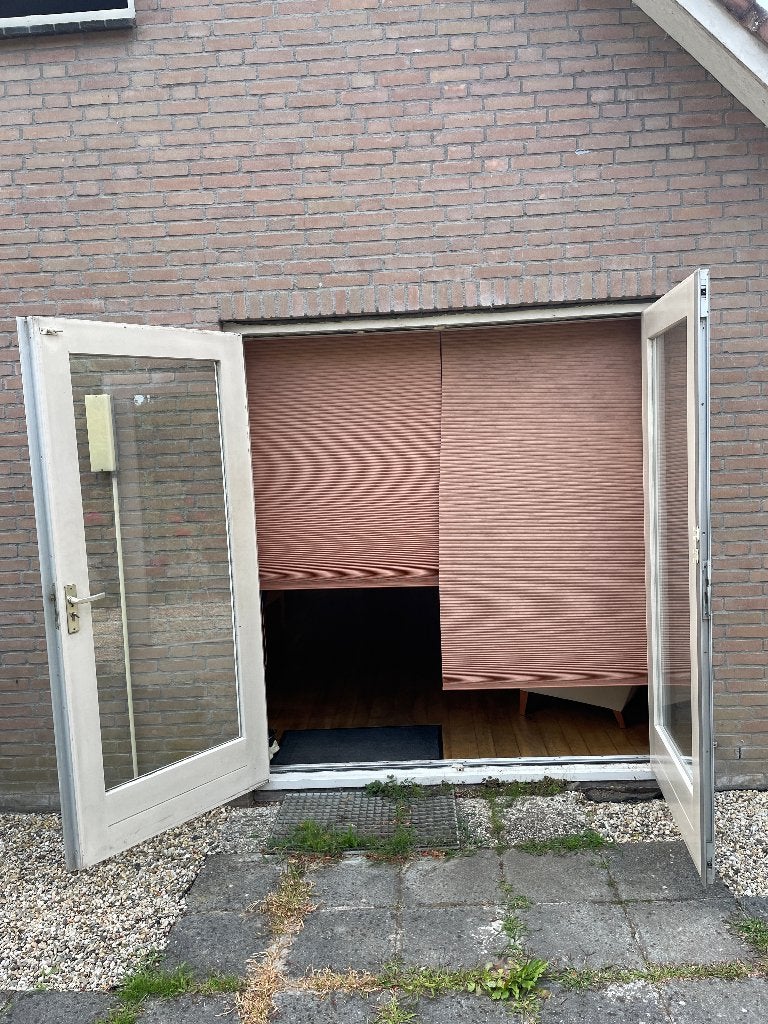 kozijn met dubbeledeuren, Ophalen, Gebruikt, Deurkozijn, 150 tot 225 cm