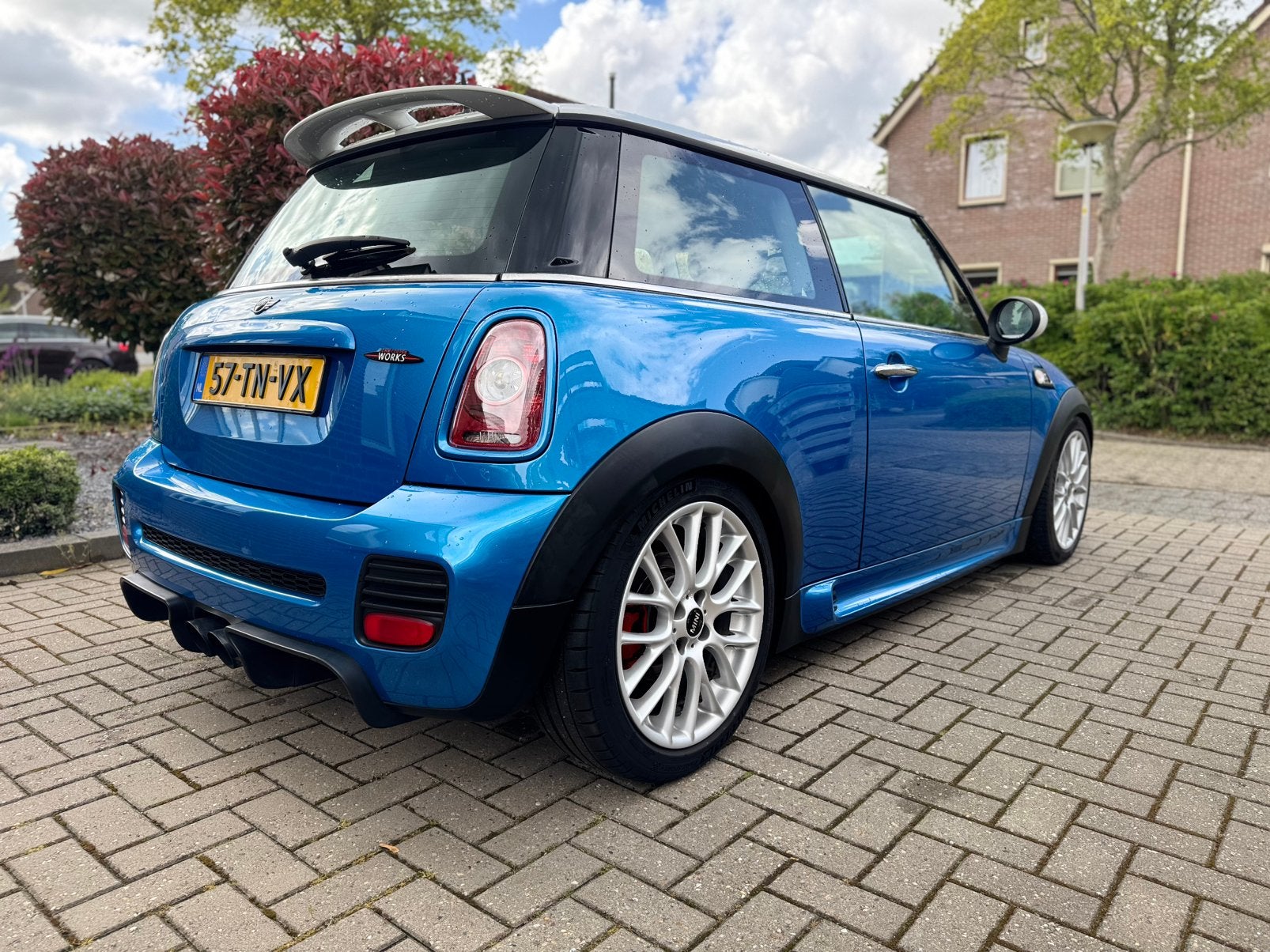 Mini Cooper S John Cooper Works Origineel Nederlands!!, Auto's, Voorwielaandrijving, Zwart, Leder, Handgeschakeld