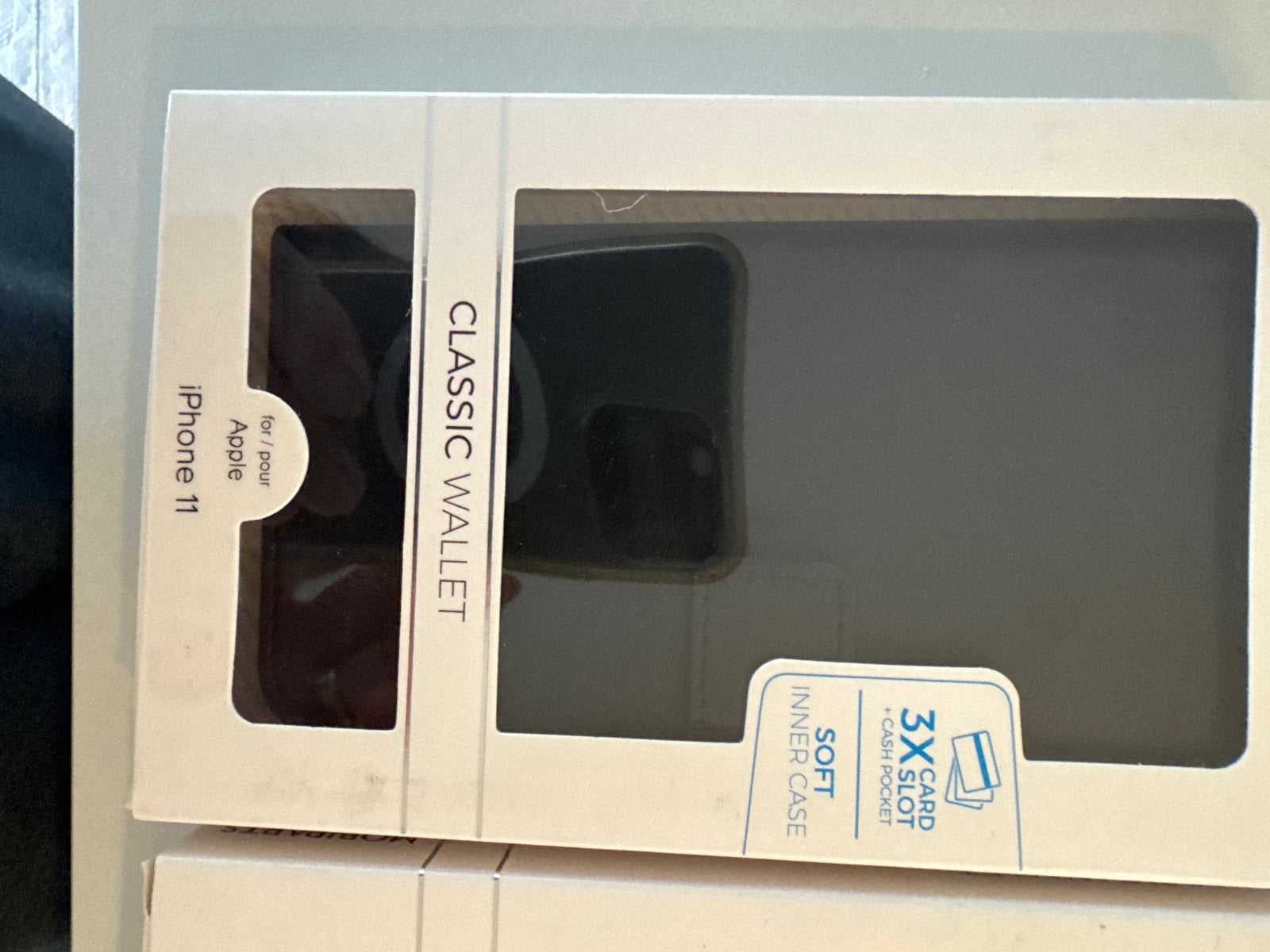 Mobiparts Classic Wallet Case 2st voor Apple iPhone 11 Zwart, IPhone 11, Zwart, Overige merken, Nieuw