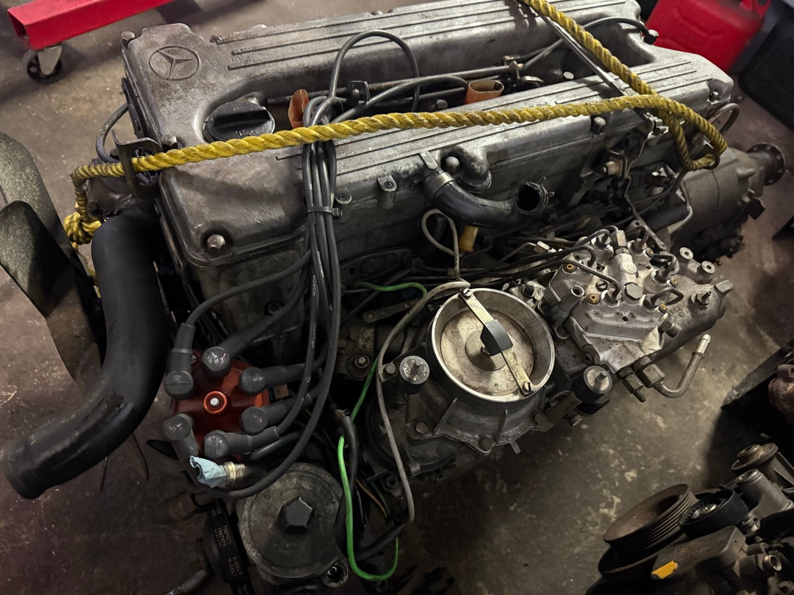 Mercedes-Benz M110 280E motorblok+ automaatbak W460 G-Klasse, Auto-onderdelen, Ophalen, Gebruikt, Mercedes-Benz