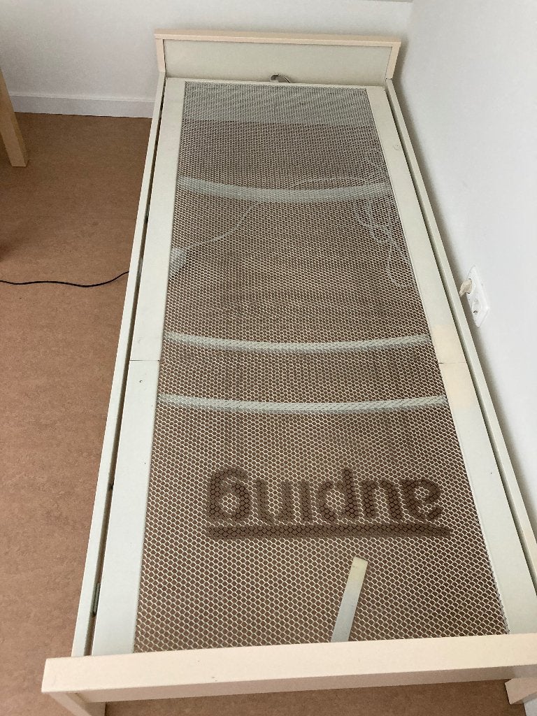 Twee verstelbare Auping spiralen 190*80, Huis en Inrichting, Slaapkamer | Bedden, Ophalen, Eenpersoons, Wit, 190 cm of minder