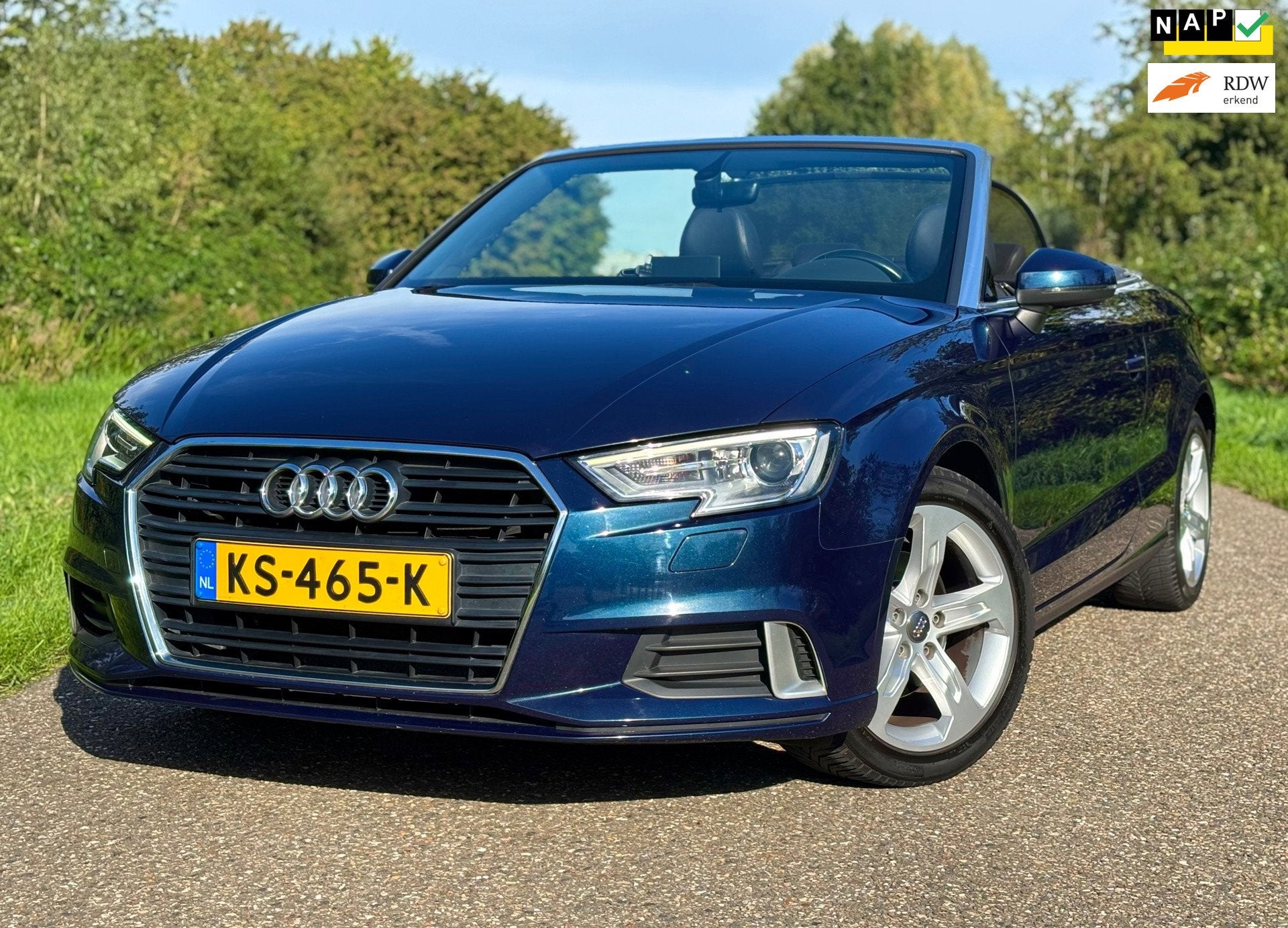 Audi A3 Cabriolet 1.4 TFSI CoD Sport Pro Line Aut/Drive Sele, 730 kg, Gebruikt, 4 cilinders, 1500 kg