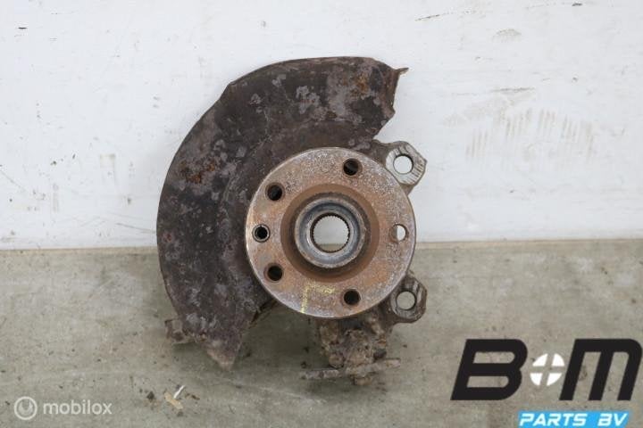 Wiellagerhuis + wiellager LV VW Transporter T4 7D0407257A, Gebruikt