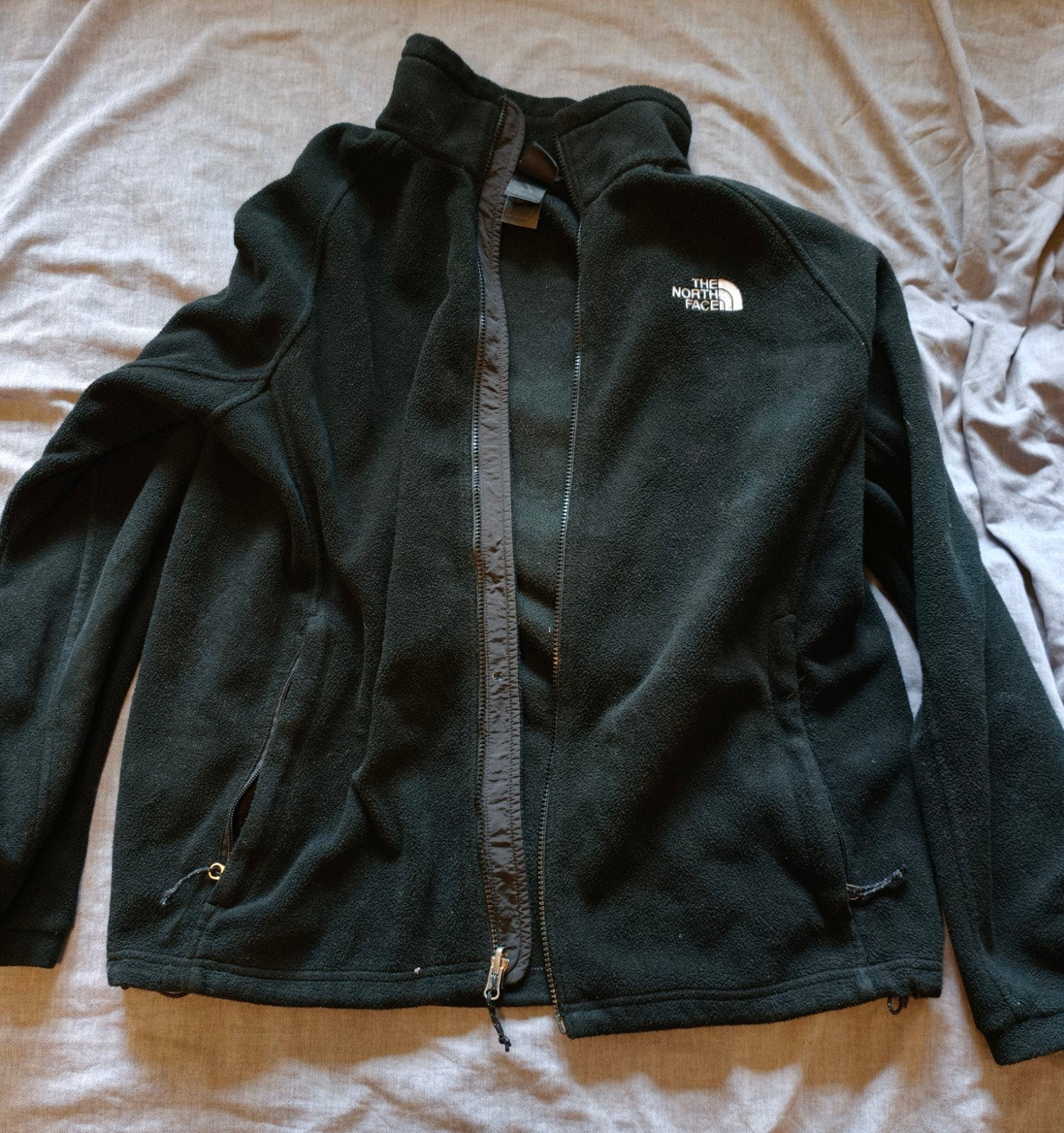 The North Face fleece jacket XL, Kleding | Heren, Jassen | Winter, Zwart, Maat 56/58 (XL), Ophalen of Verzenden, Gedragen