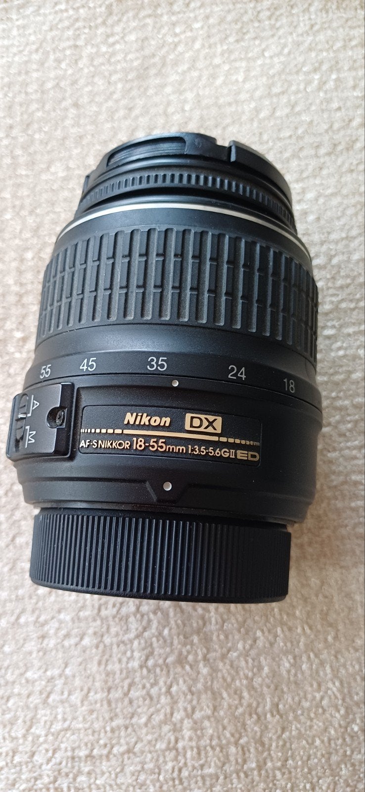 Nikon AF-S Nikkor 18-55mm f/3.5-5.6GII ED DX lens, Gebruikt, Nikon, Ophalen of Verzenden, Autofocus