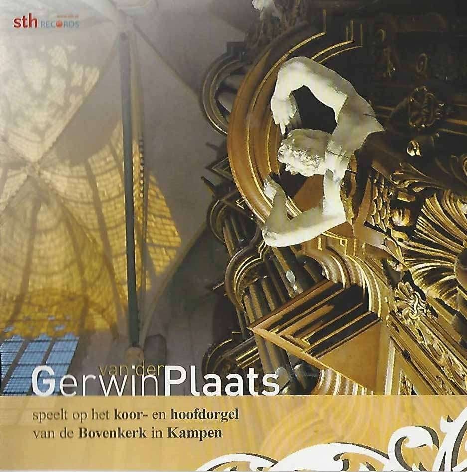 OrgelCD: Gerwin van der Plaats - 2 orgels Bovenkerk Kampen, Ophalen of Verzenden, Zo goed als nieuw, Instrumentaal, Orgel