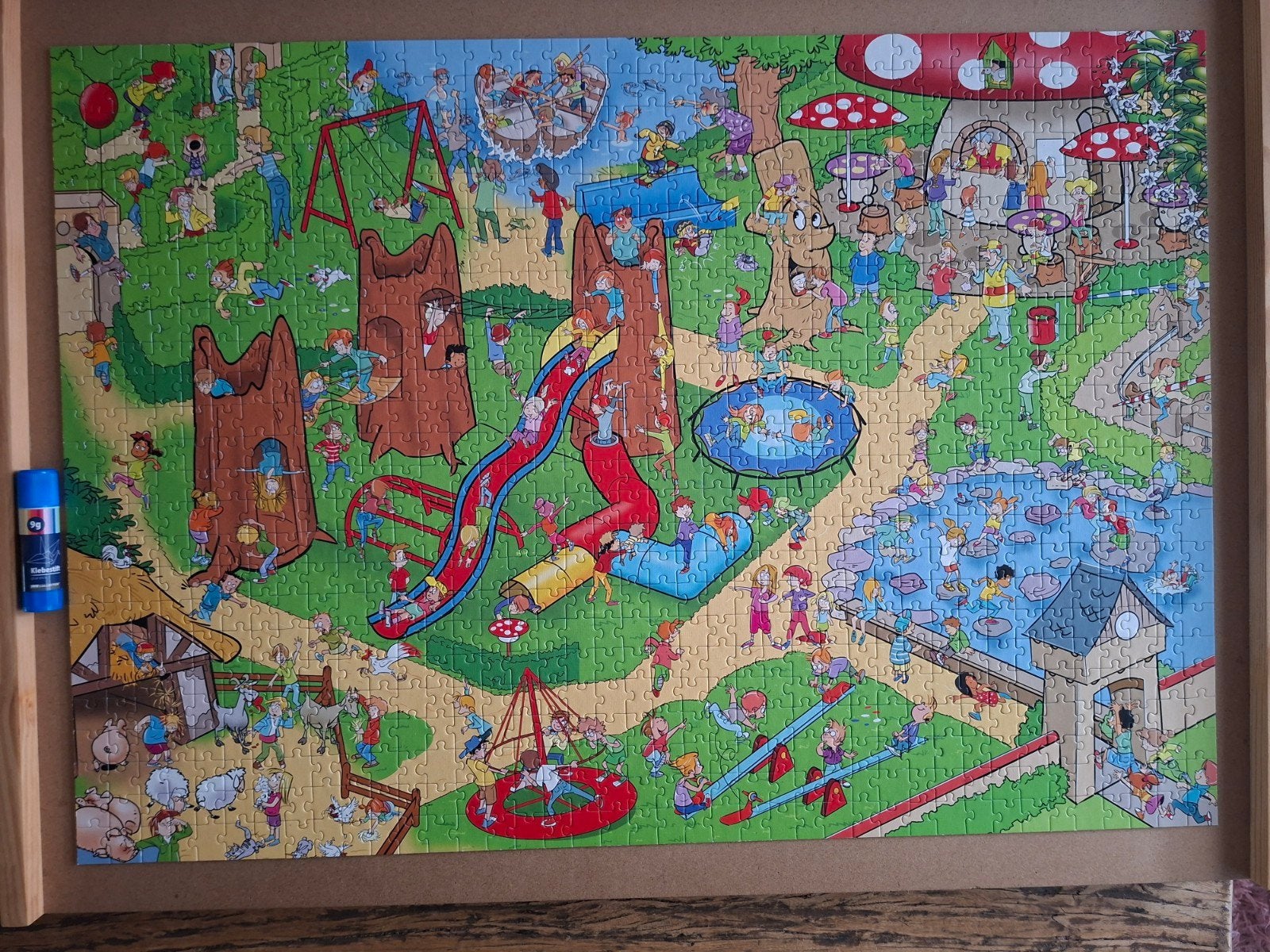 Wacky World Jigsaw Puzzle 1000 stukjes - Compleet, Ophalen of Verzenden, 500 t/m 1500 stukjes, Zo goed als nieuw, Legpuzzel