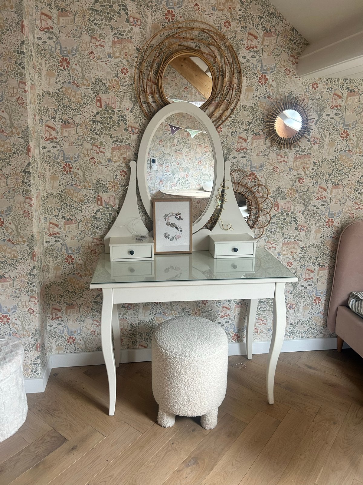 IKEA Hemnes Toilettafel, Gebruikt, 150 tot 200 cm, Hout, 50 tot 100 cm