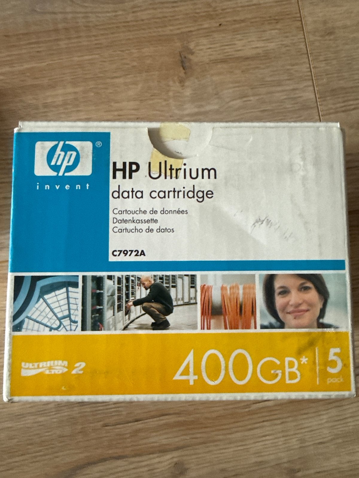 HP Ultrium 400GB datatapes (5-pack) + 2 cleaning tapes, Ophalen of Verzenden, Nieuw