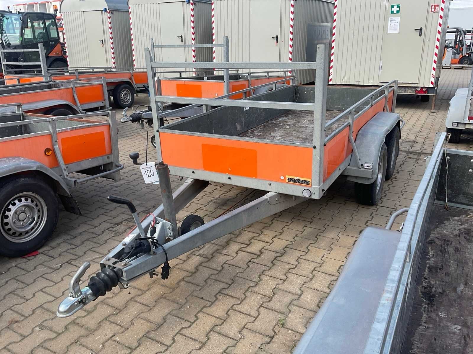 2016 Atec EB2 2-1 Dubbelas aanhangwagen, Gebruikt