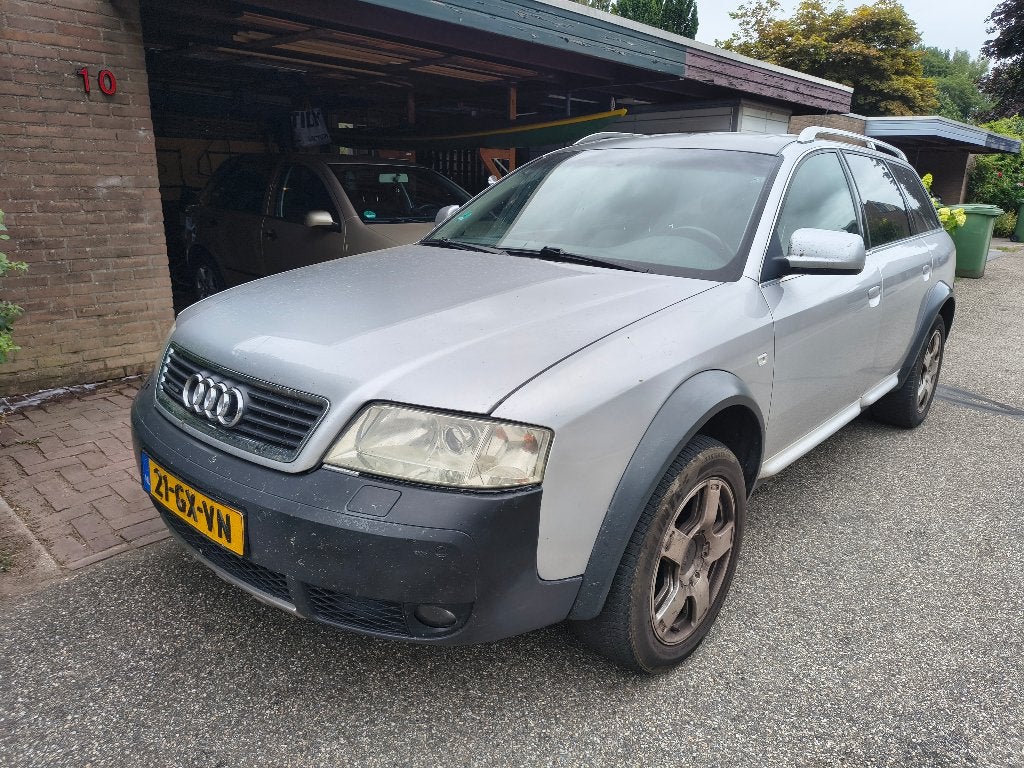 Export YOUNGTIMER Audi Allroad 2.7 V6 AUT 2001 Grijs, LPG, Auto's, Automaat, 1849 kg, Stationwagon, Particulier