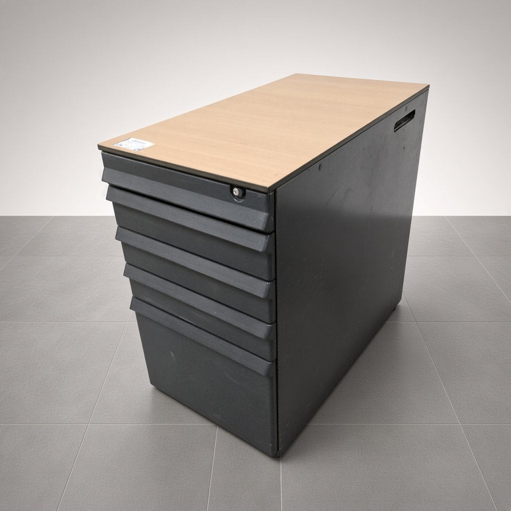 Ahrend standcontainer 5 laden - 73x43x80 cm, Niet ingevuld, Gebruikt, Niet ingevuld, Niet ingevuld