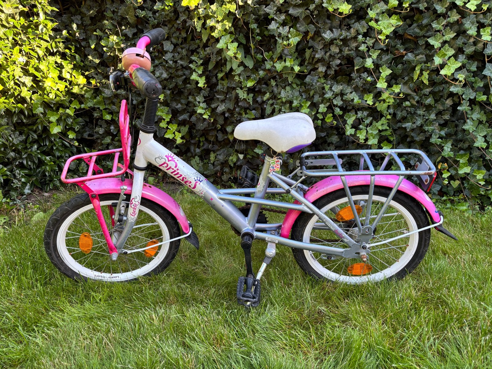 Kinderfiets 16 inch - Prinses - Gebruikt, Ophalen, Gebruikt, 16 tot 20 inch