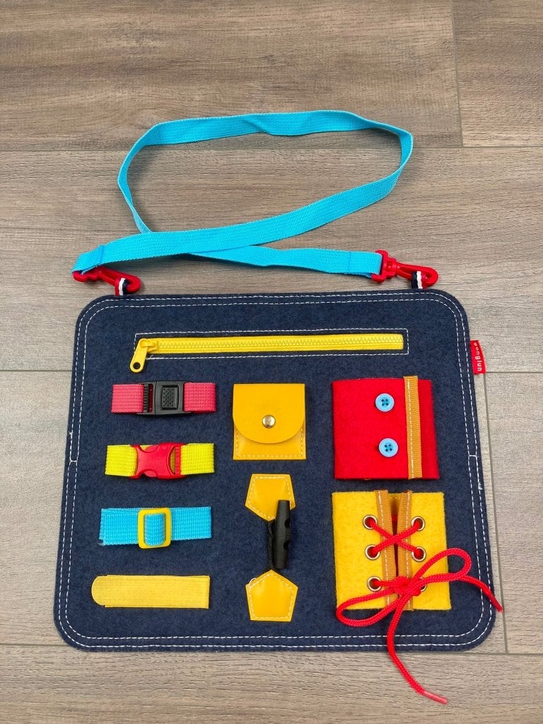 Montessori Busy Board - Educatief Speelgoed, Ophalen of Verzenden, Zo goed als nieuw, Puzzelen