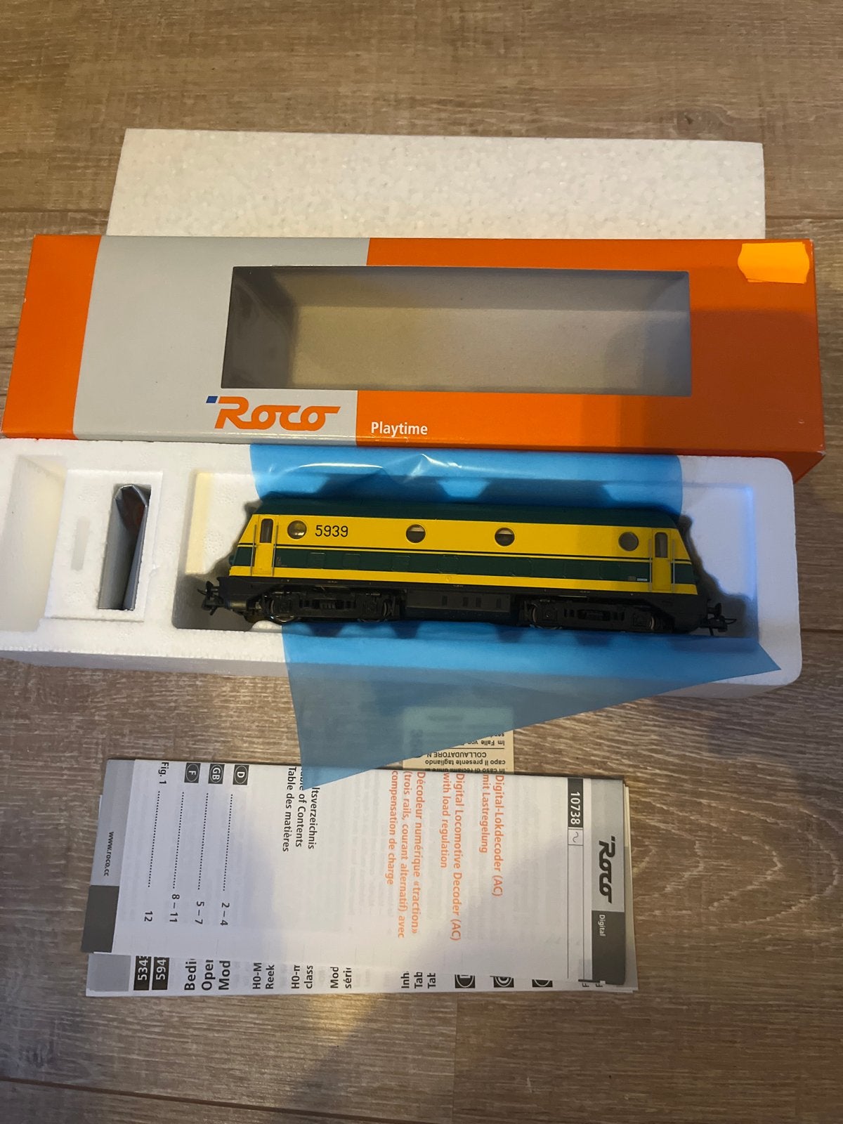 Roco Locomotief 5939 H0 Wisselstroom Nieuwstaat, Wisselstroom, Locomotief, Nieuw, Ophalen of Verzenden