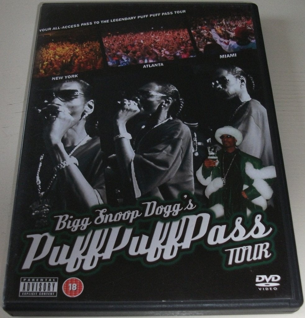 Dvd *** SNOOP DOGG *** Puff Puff Pass Tour, Vanaf 16 jaar, Ophalen of Verzenden, Gebruikt