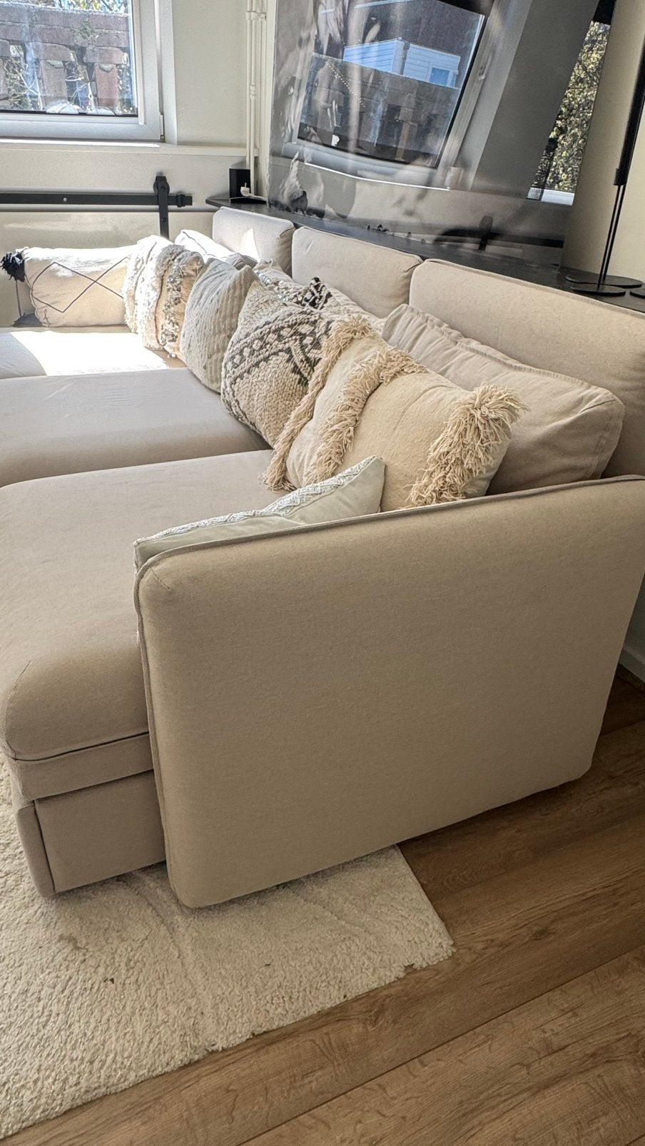 Marokkaanse authentieke sierkussens berber kelim, Ophalen, Gebruikt, Handgemaakt, Beige