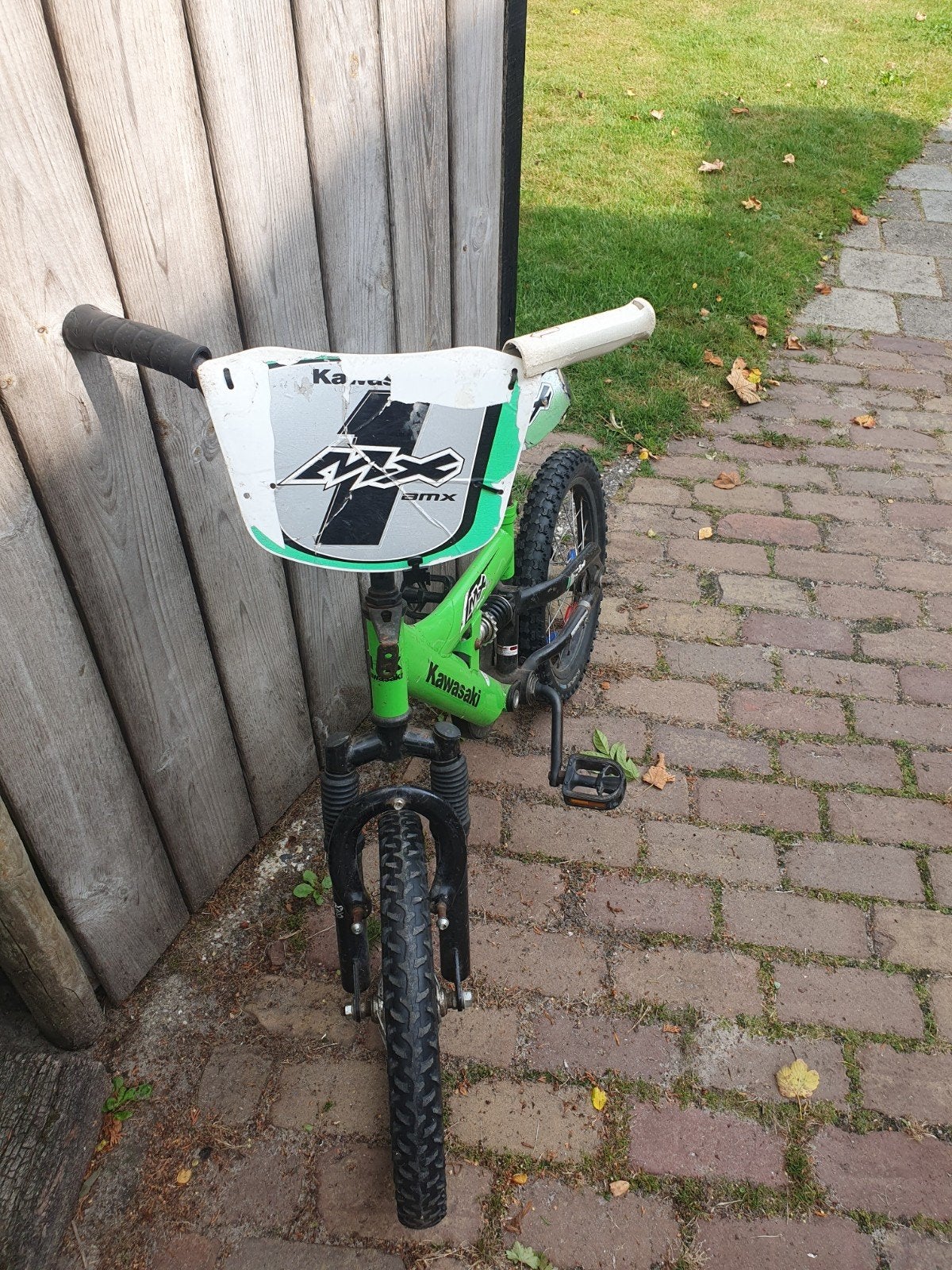 Kawasaki crossfietsje, Fietsen en Brommers, Fietsen | Crossfietsen en BMX, Ophalen, Staal, Kawasaki, 16 tot 20 inch