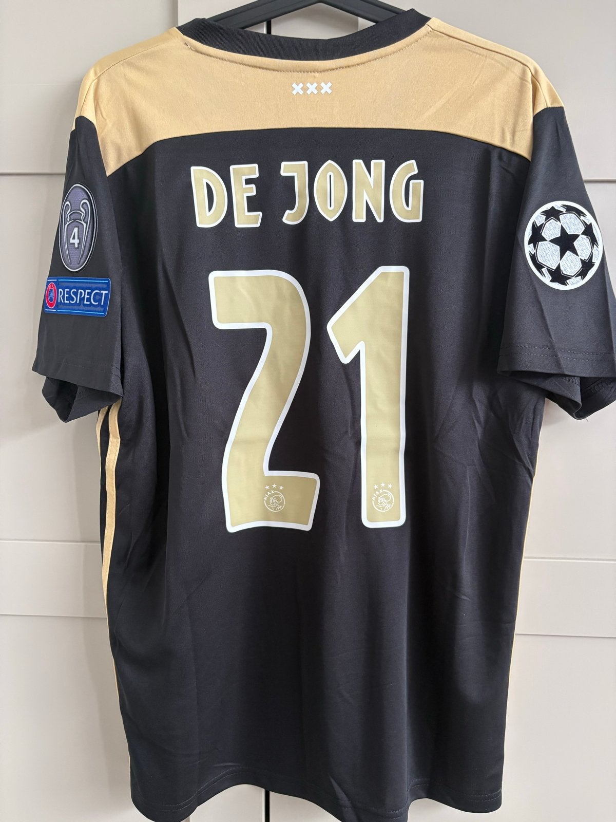 Retro Frenkie de Jong ajax Large adidas vintage, Maat 52/54 (L), Nieuw, Ophalen of Verzenden, Voetbal