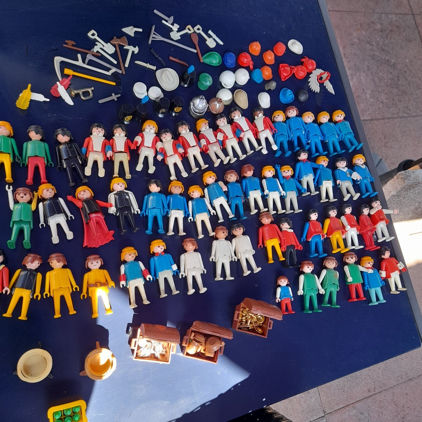 Geobra 1974 poppentjes met accessoires.(playmobil), Verzamelen, Ophalen of Verzenden, Gebruikt