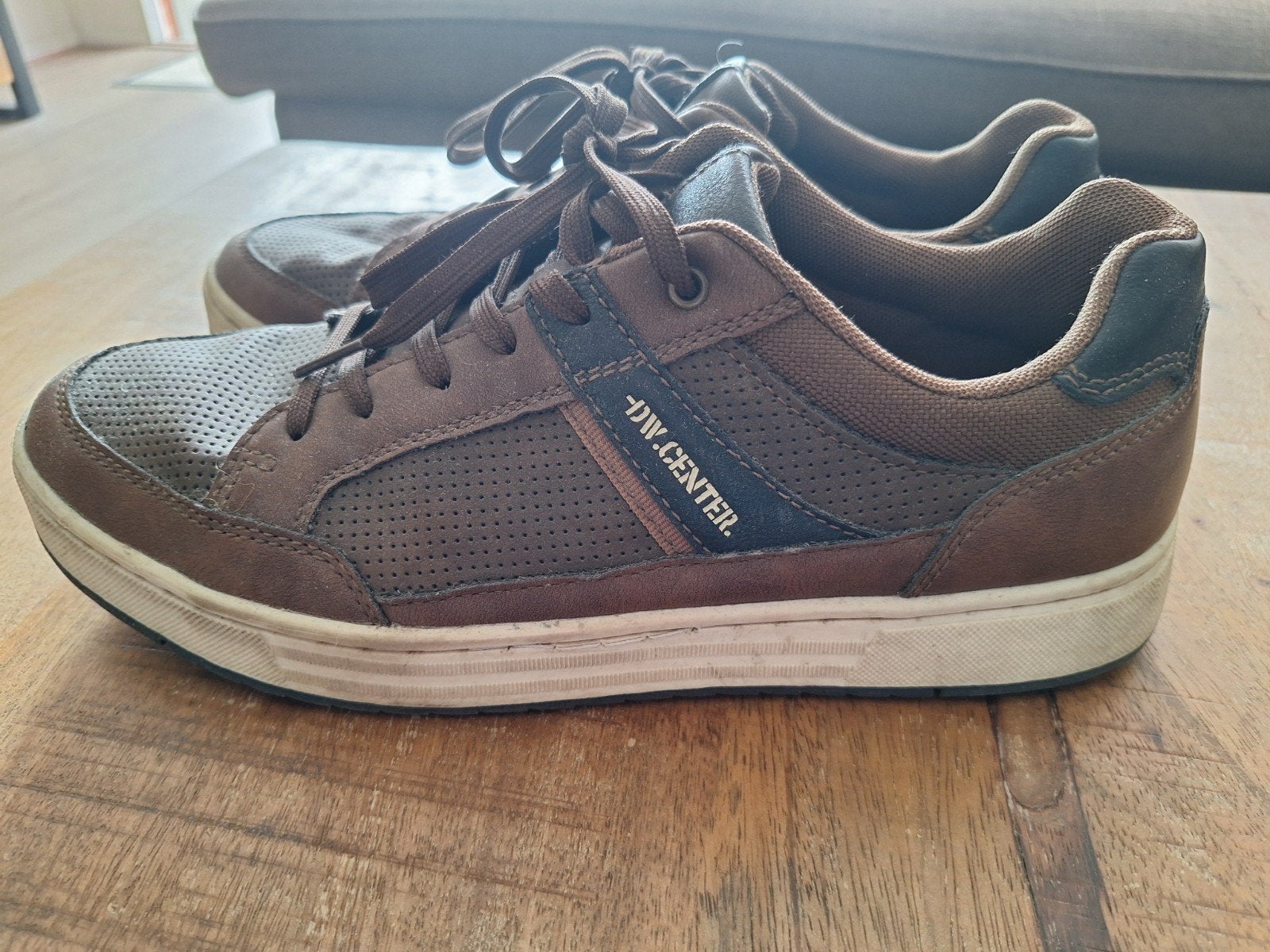 Nette herensneakers maat 44 - Memphis One, Bruin, Ophalen of Verzenden, Memphis One, Sneakers of Gympen