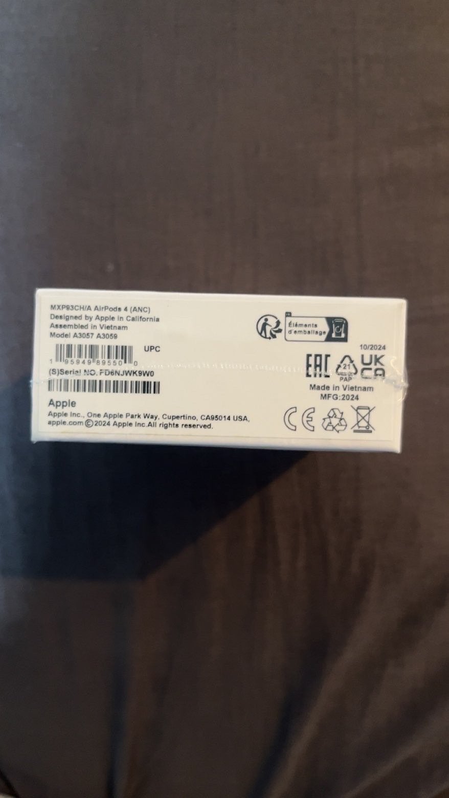 Apple AirPods (4th generation), Ophalen of Verzenden, Nieuw, Overige merken, Bluetooth
