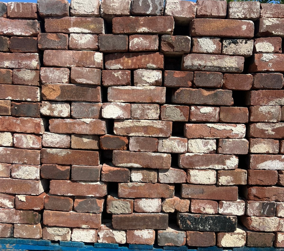Antieke bruine vormbak stenen 240M2 21.5 x 5.5 1 partij!, Ophalen of Verzenden, Zo goed als nieuw, Bakstenen