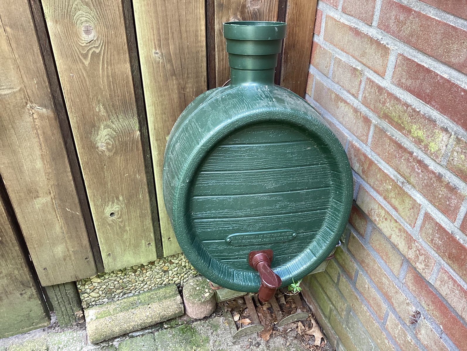 Raintainer voor aan de regenpijp, Ophalen, Kunststof, Met kraantje, Nieuw