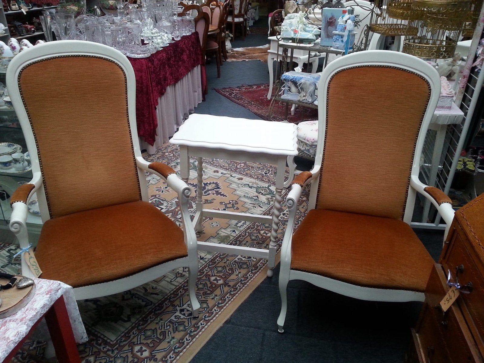 2 x mooie Queen ann fauteuil 225.00 p.s, Ophalen of Verzenden, Zo goed als nieuw, 75 tot 100 cm