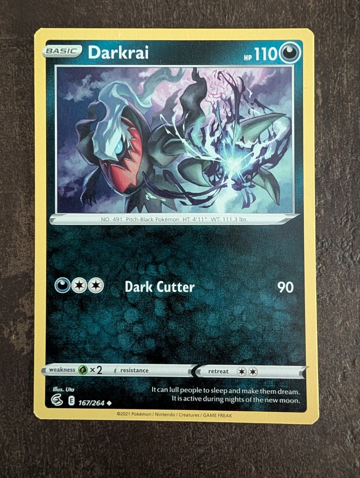 Darkrai Pokemon kaart, Ophalen of Verzenden, Zo goed als nieuw