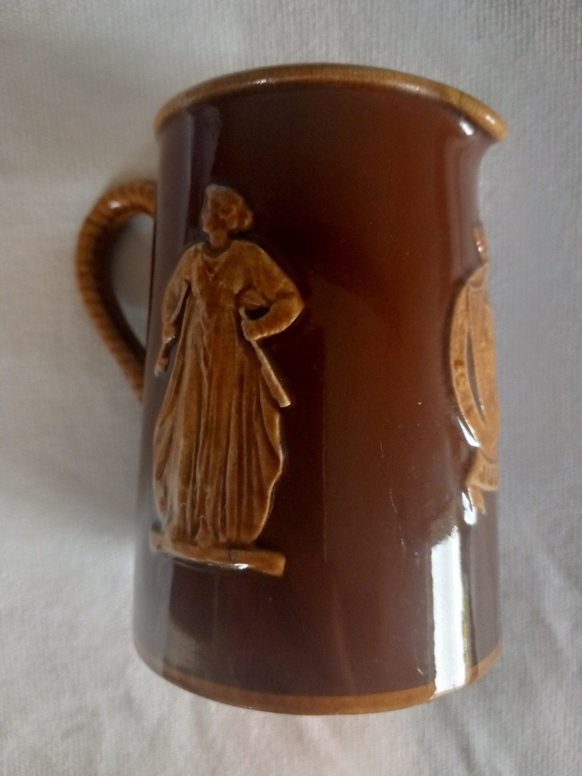 Antieke pul of kan bij jubileum koningin Victoria 1837-1887, Antiek en Kunst, Ophalen of Verzenden