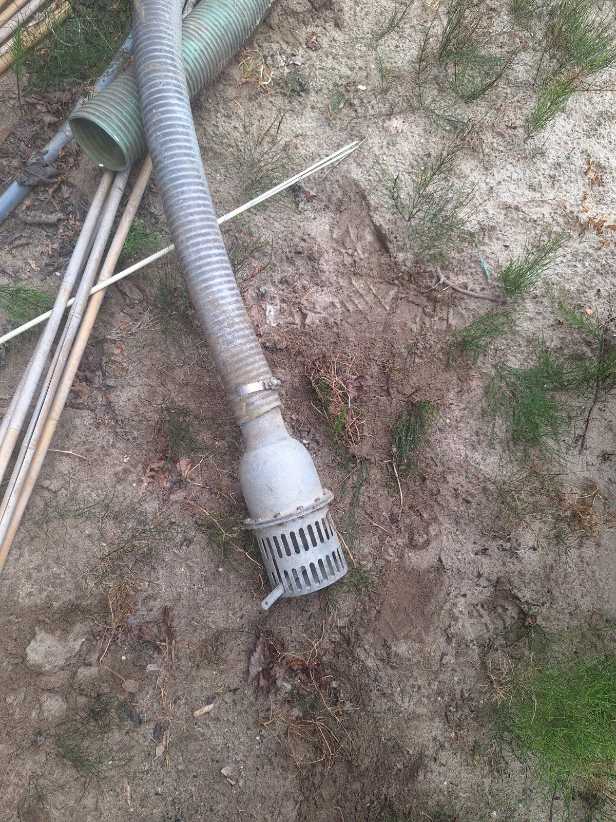 Robuuste beregeningspomp op verrijdbaar onderstel, Tuin en Terras, Waterpompen, Ophalen, Gebruikt, Beregeningspomp