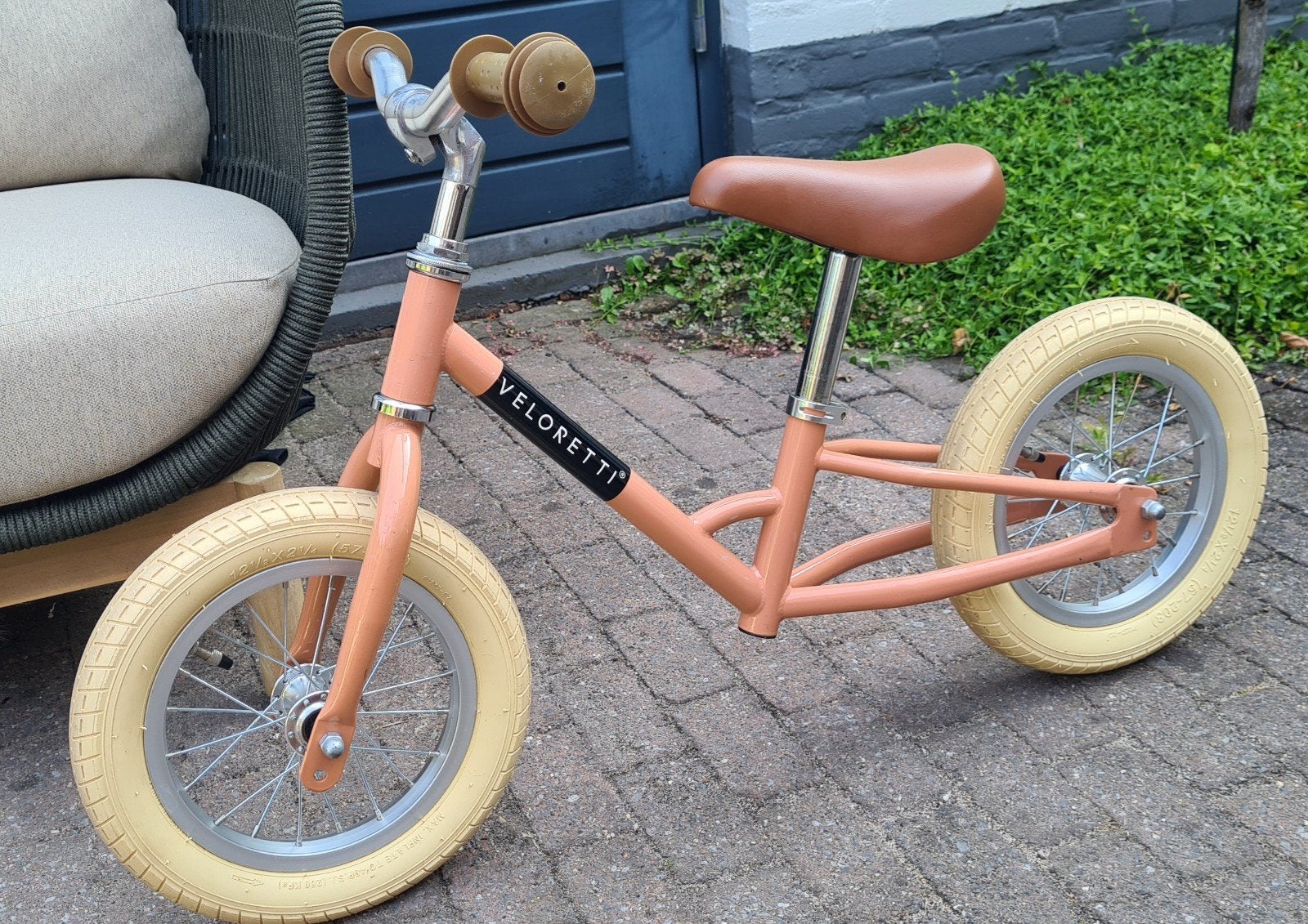 Veloretti tricycle loopfiets met 3 wielen - Roze, Ophalen