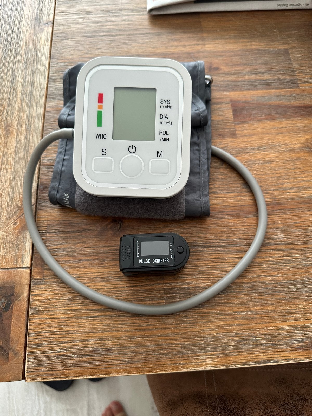Bloeddrukmeter en Zuurstofmeter Set, Ophalen of Verzenden, Gebruikt