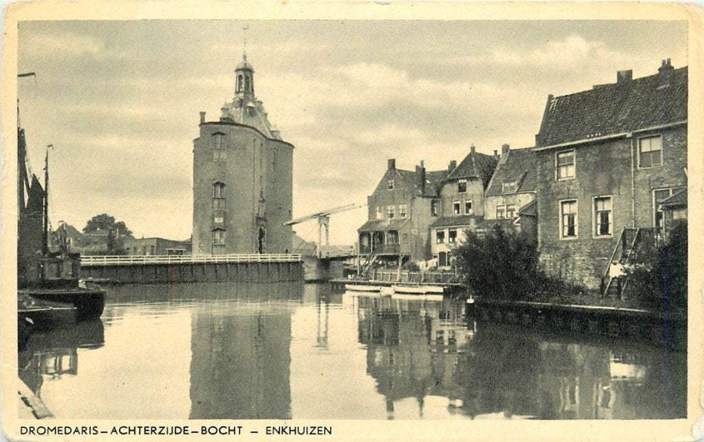 379-179-005 Enkhuizen Dromedaris, Verzamelen, Ansichtkaarten | Nederland, Noord-Holland, Voor 1920, Verzenden