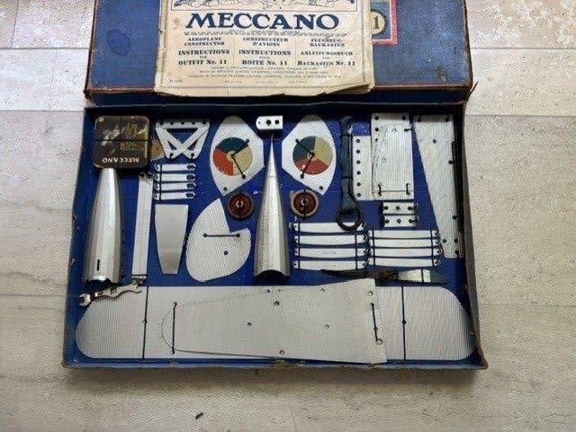 Meccano vliegtuig bouwdoos ongebruikt, Ophalen of Verzenden, Zo goed als nieuw