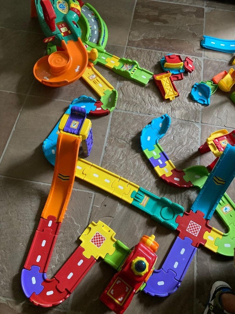 Vtech toet toet autobaan, Kinderen en Baby's, Speelgoed | Vtech, Ophalen, Gebruikt, 2 tot 4 jaar