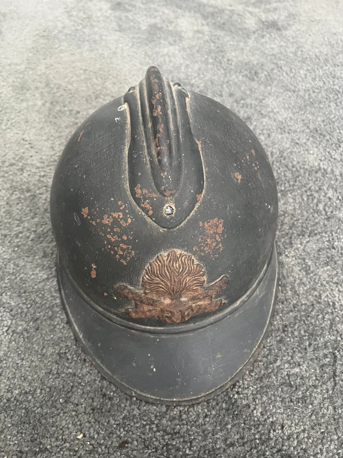 Franse m15 adrian helm, Ophalen of Verzenden, Landmacht, Overige gebieden, Helm of Baret