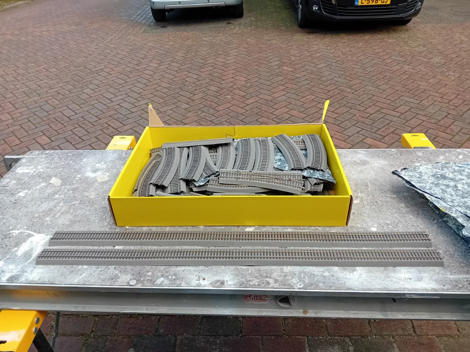 12 mtr Geoline compleet met Z21 startersset, Roco, Ophalen, Zo goed als nieuw, Treinset, Roco
