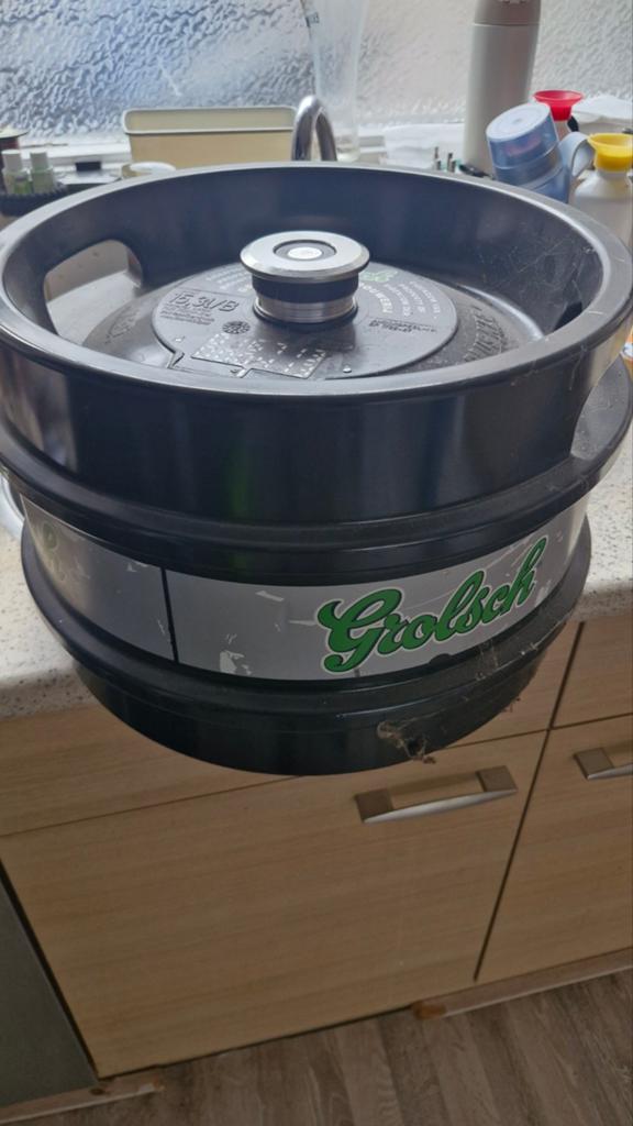 Grolsch bierfust - 15.3 liter, Ophalen of Verzenden