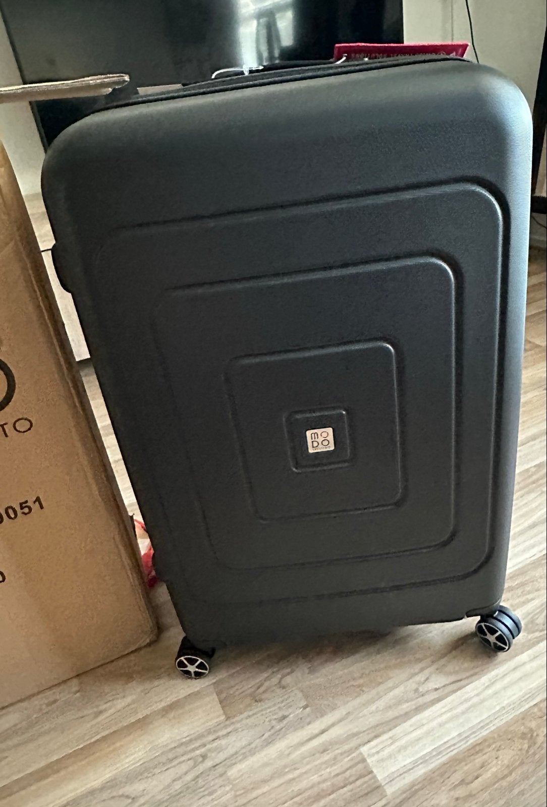 Modo by Roncato Trolley Grande 4R Nebula Black Koffer, 30 cm of meer, Zwart, Nieuw, Ophalen of Verzenden